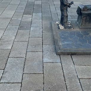盐城仿古石铺装效果