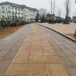 盐城仿古石铺装效果
