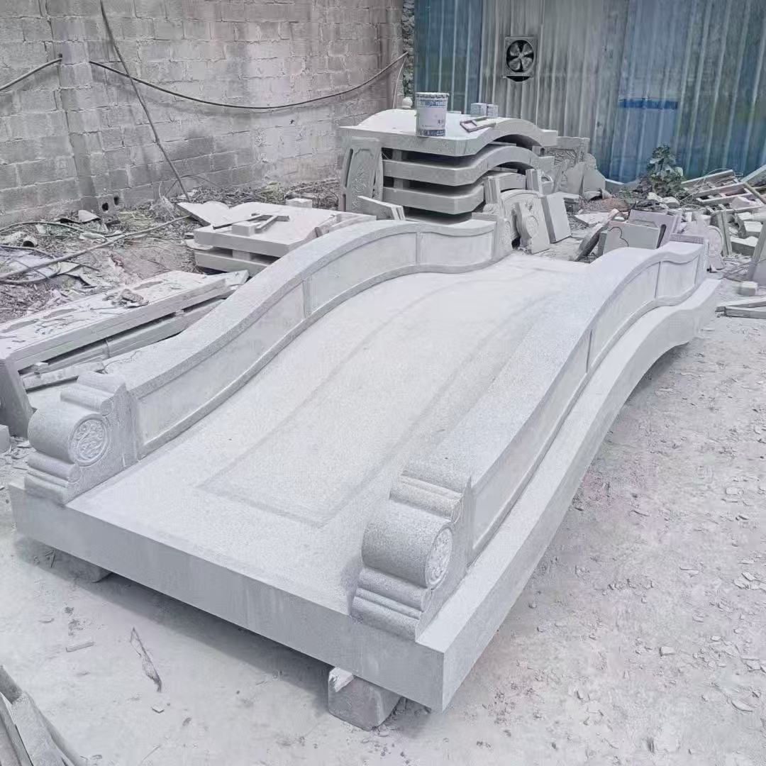 盐城 芝麻灰花岗岩园林景观 小石桥