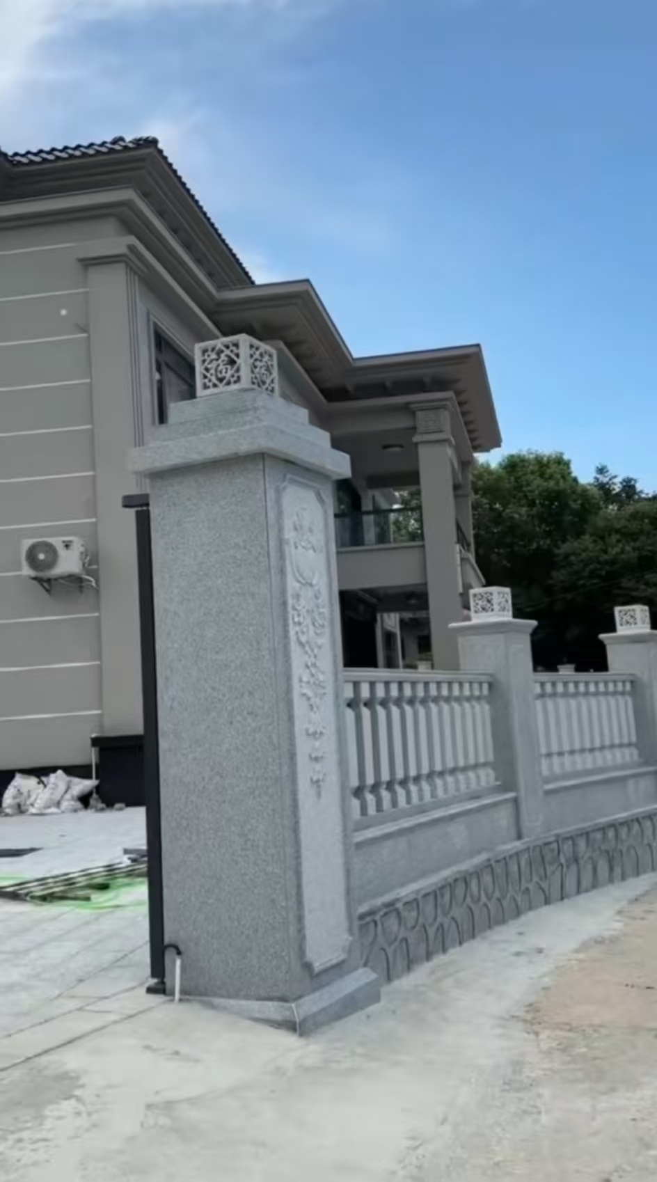 盐城 芝麻白别墅围墙栏杆，私人订制