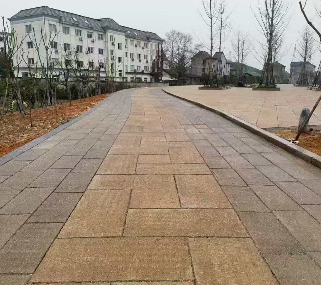 盐城仿古石铺装效果