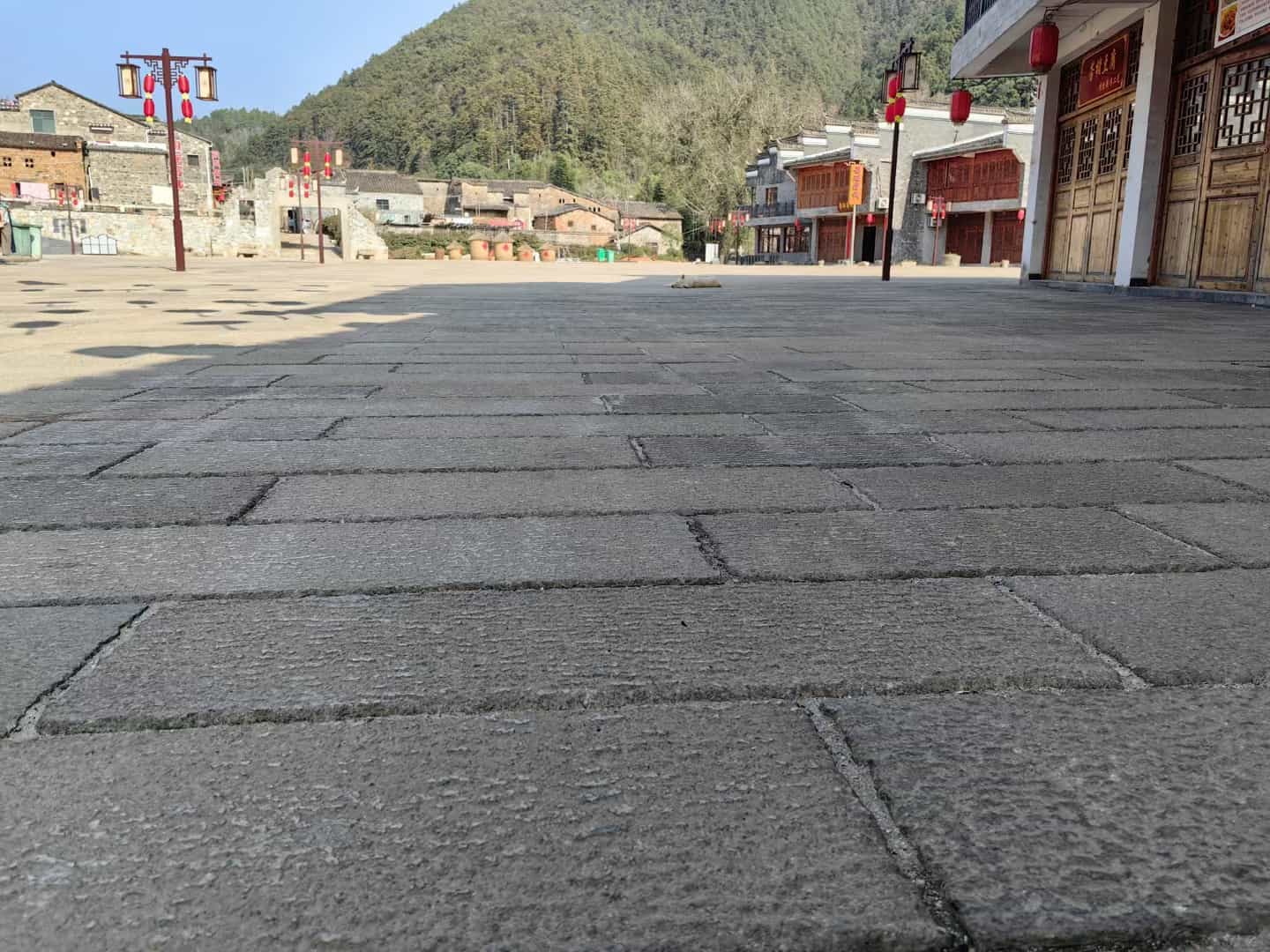 盐城仿古石铺装效果