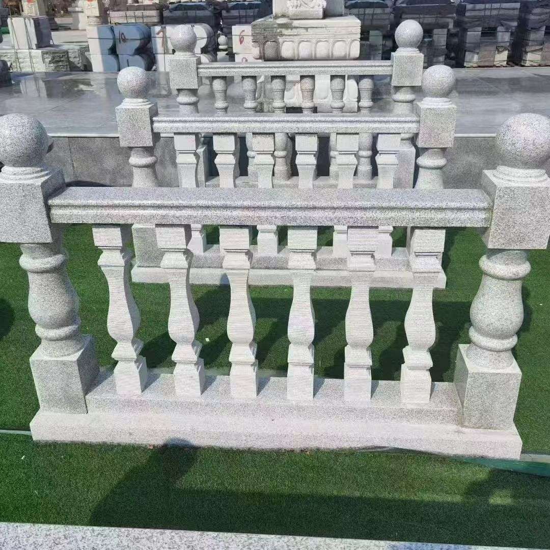 盐城 别墅石材栏杆特写