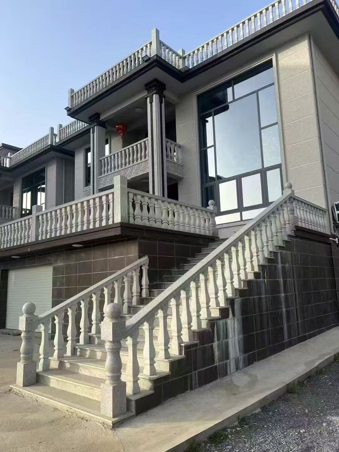 盐城 芝麻白别墅阳台栏杆，楼梯栏杆