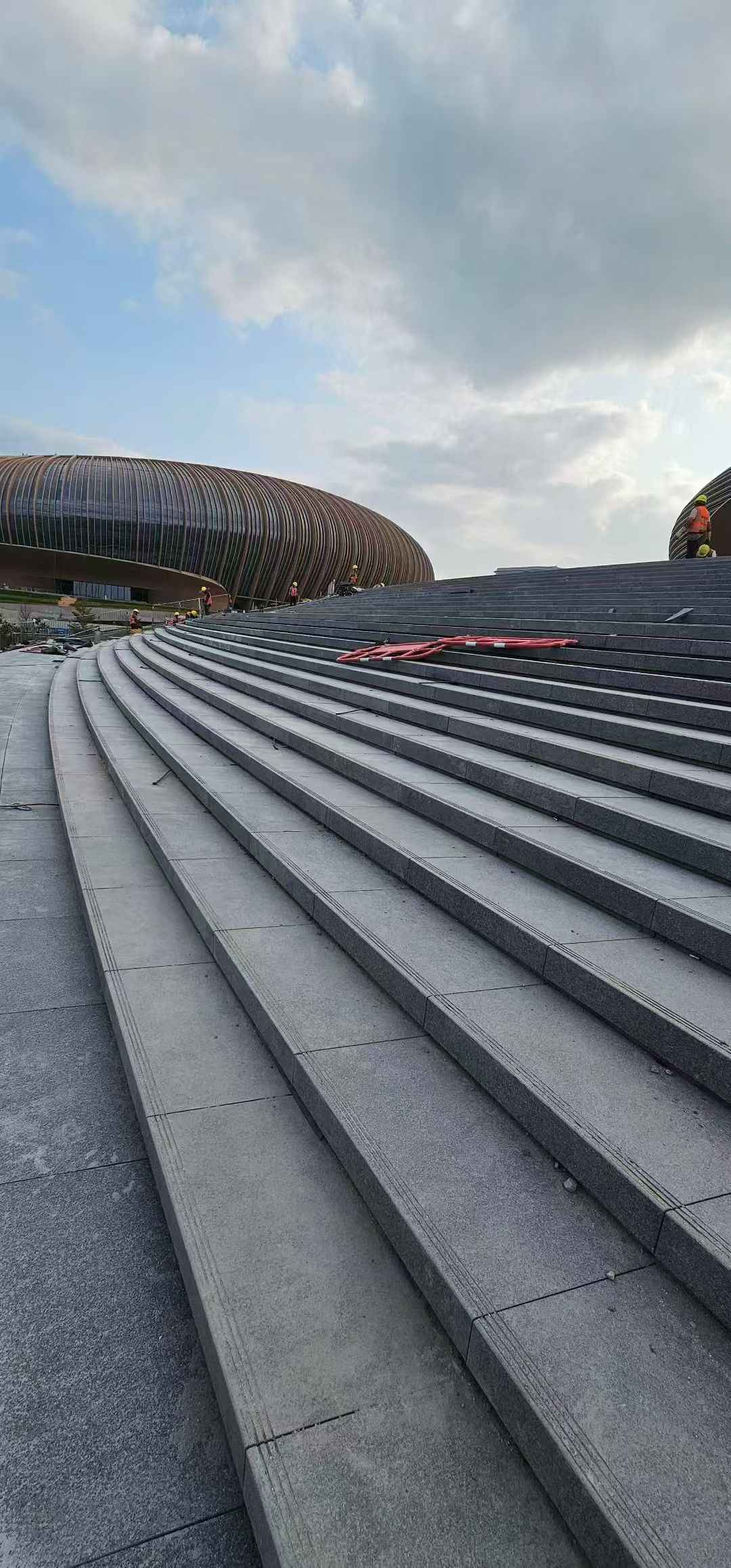 盐城 弧形整石台阶铺装效果图