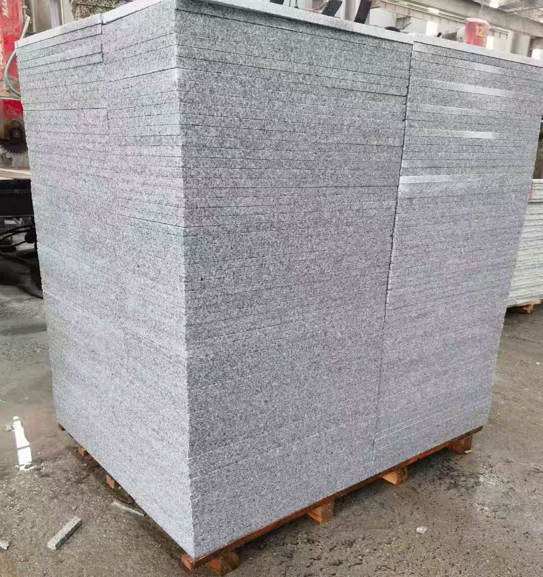 盐城 火烧面地铺石，街道广场园林市政工程板，1.8~5.0厚均有现货