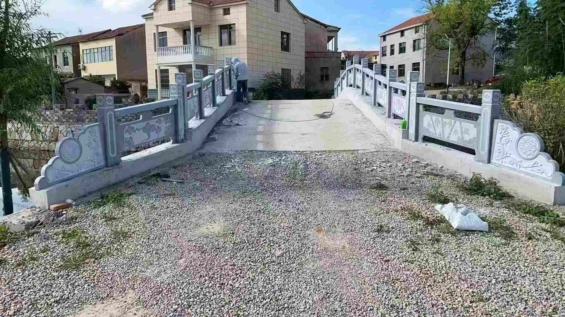 盐城 芝麻灰花岗岩桥栏杆